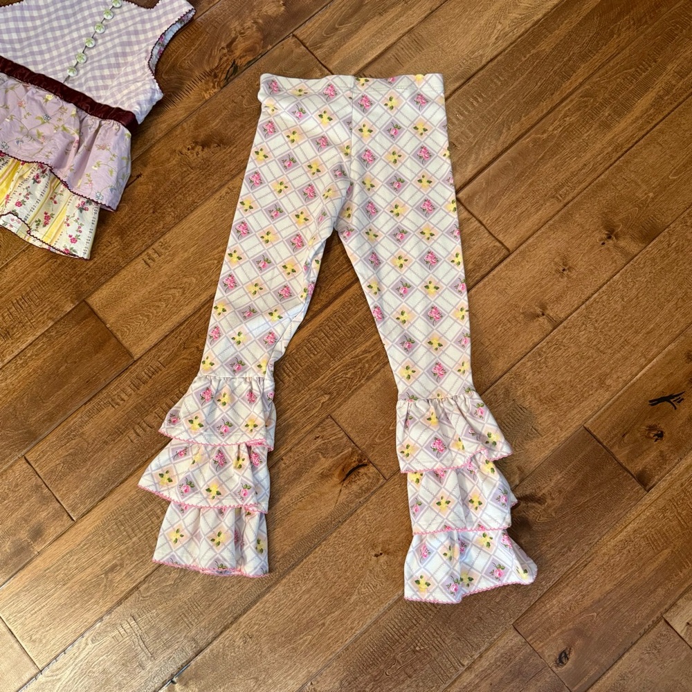 Matilda Jane Ruffled purple Floral Outfit - Picture 6 of 6
